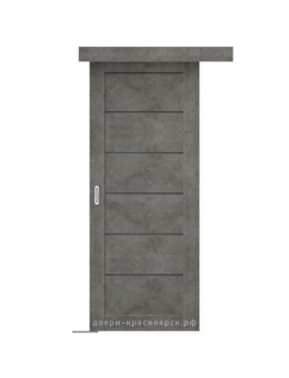 Дверь раздвижная Loft 1 цвет бетон темно-серый