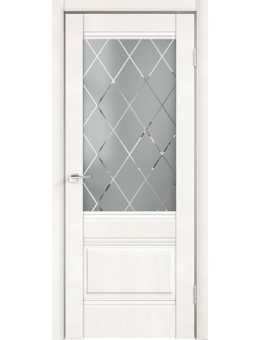 Межкомнатная дверь  Альто 2В эмалит белый