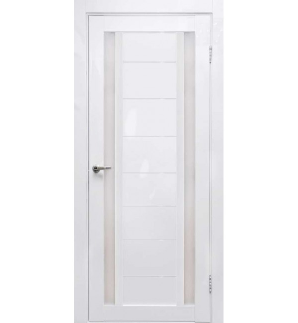 Межкомнатная дверь Тандем белый глянец