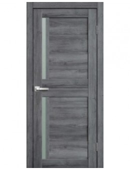 Межкомнатная дверь  Fly Doors L22 (дуб стоунвуд, стекло)