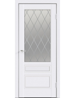 Межкомнатная дверь VellDoris Сканди 3в белая эмаль