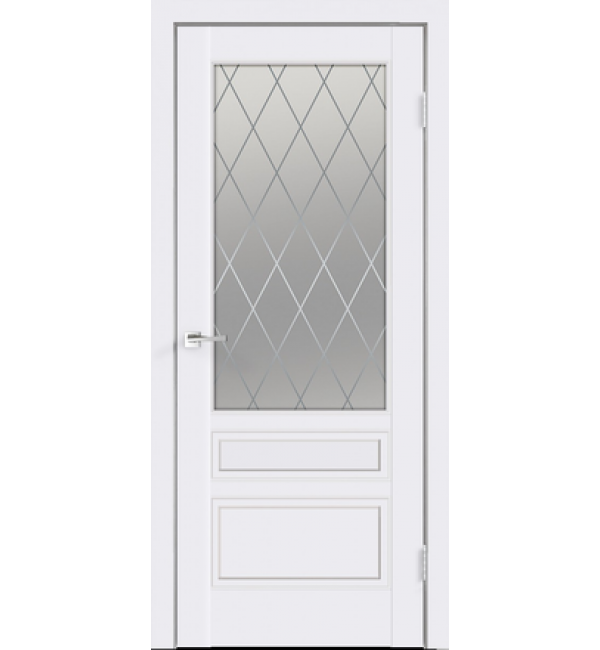 Межкомнатная дверь VellDoris SCANDI 3V белая эмаль