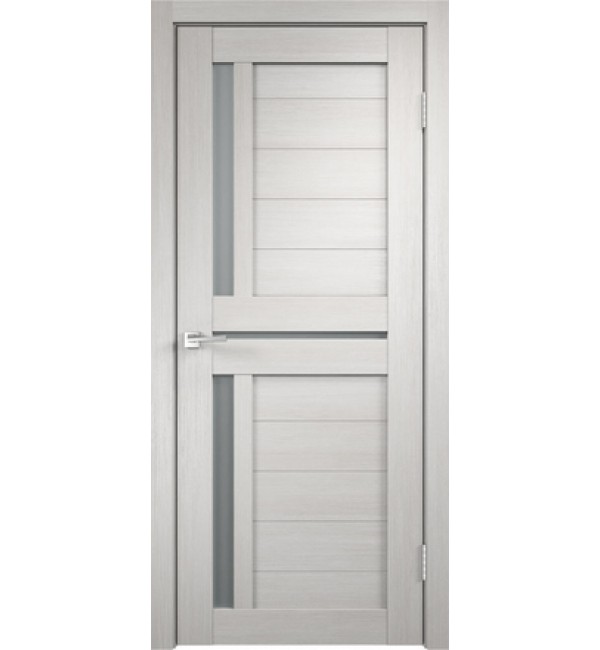 Межкомнатная дверь VellDoris  Duplex 3 дуб белый, стекло мателюкс