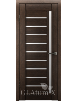 Межкомнатная дверь ВФД Greenline GLAtum X Модель Х 11 Венге