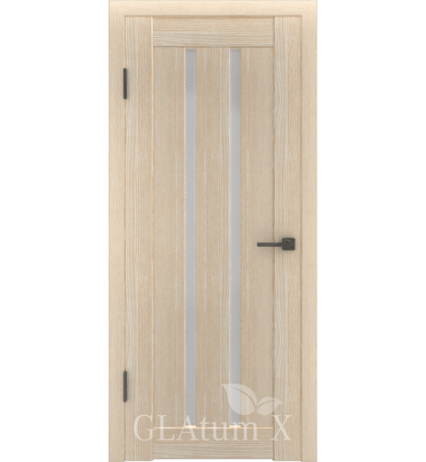 Межкомнатная дверь ВФД Greenline GLAtum X Модель Х 2  Капучино