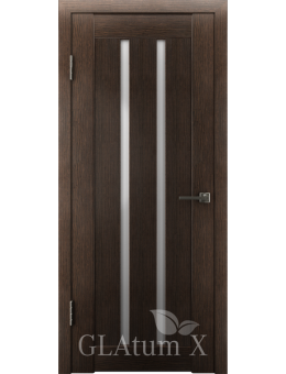 Межкомнатная дверь ВФД Greenline GLAtum X Модель Х 2  Венге