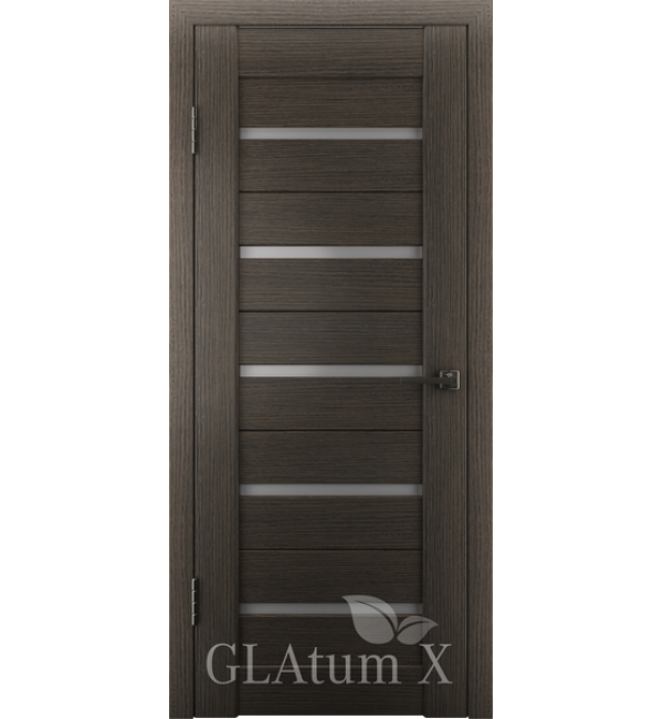 Межкомнатная дверь ВФД Greenline GLAtum X Модель Х 7 Венге