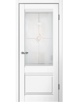 Межкомнатная дверь ESTETIC 01 ПО белая