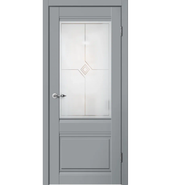Межкомнатная дверь FlyDoors ESTETIC 01 ПО серый