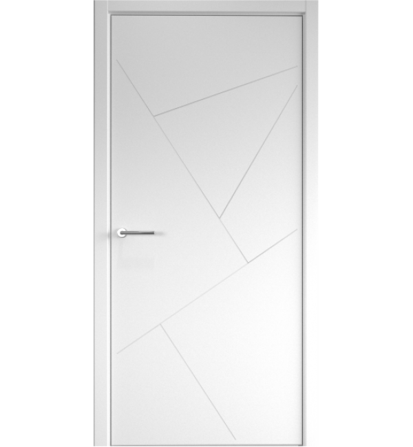 Межкомнатная дверь Albero Геометрия 2 Эмаль Белый