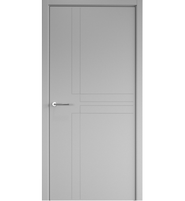 Межкомнатная дверь Albero Геометрия 3 Эмаль Серый