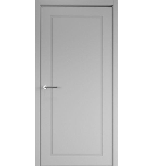 Межкомнатная дверь Albero Неоклассика 1 Эмаль Серый