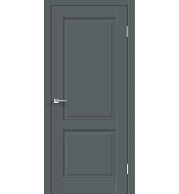 Межкомнатная дверь VellDoris  VILLA 2P Темно-серый эмалит