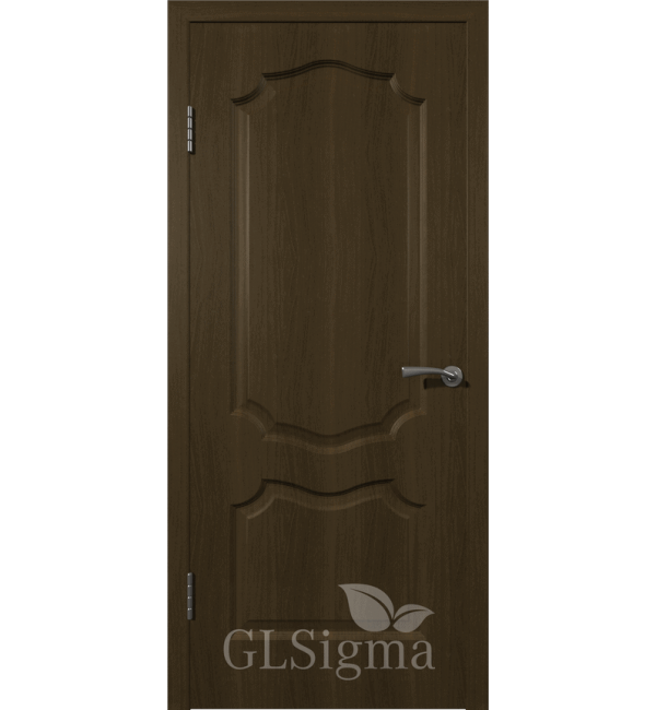 Межкомнатная дверь GL Sigma 91 ДГ глухая ольха браун