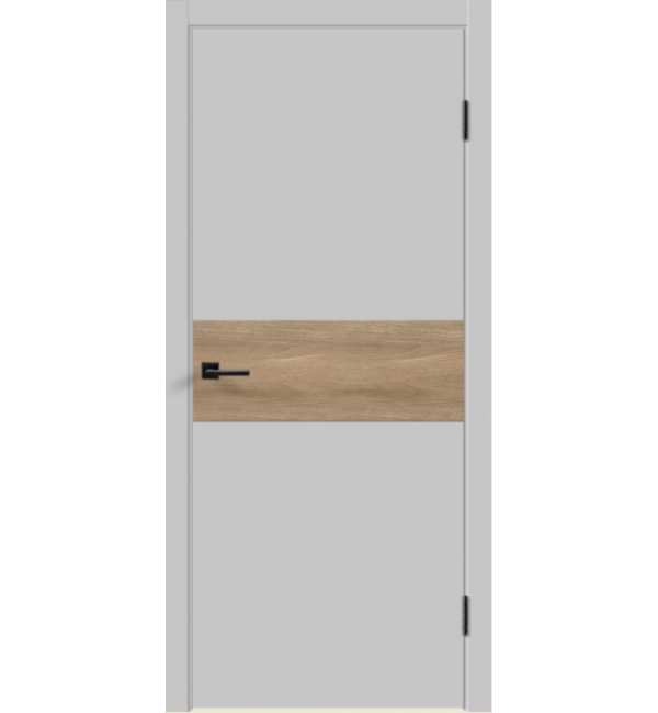 Межкомнатная дверь VellDoris GALANT DUO 3 Светло-серый эмалит