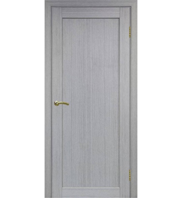 Межкомнатная дверь OPTIMA PORTE Парма 401.1 глухая серый дуб