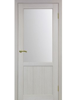 Межкомнатная дверь OPTIMA PORTE Парма 402.21 беленый дуб стекло мателюкс