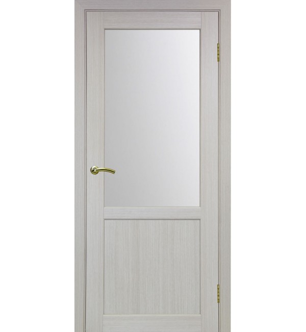 Межкомнатная дверь OPTIMA PORTE Парма 402.21 беленый дуб стекло мателюкс