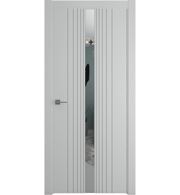Межкомнатная дверь Albero Геометрия 8 Эмаль Серый