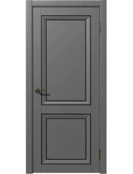  Межкомнатная дверь  Бета ДГ софт тач серый