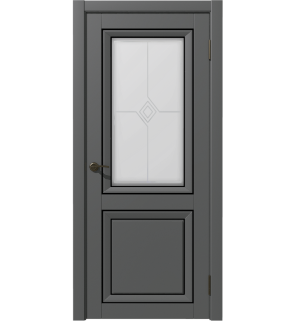 Межкомнатная дверь  Бета ДО софт тач серый