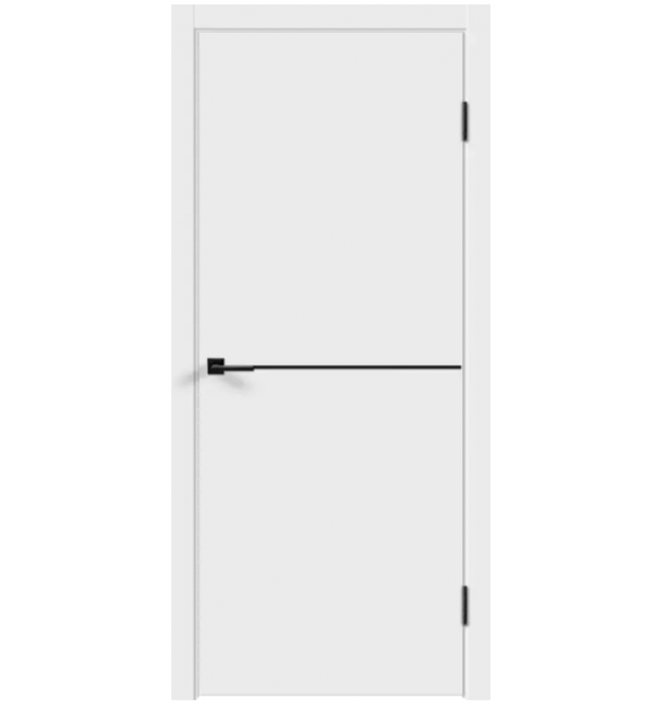 Межкомнатная дверь Velldoris GALANT Н1 с молдингами, покрытие эмалит, белый