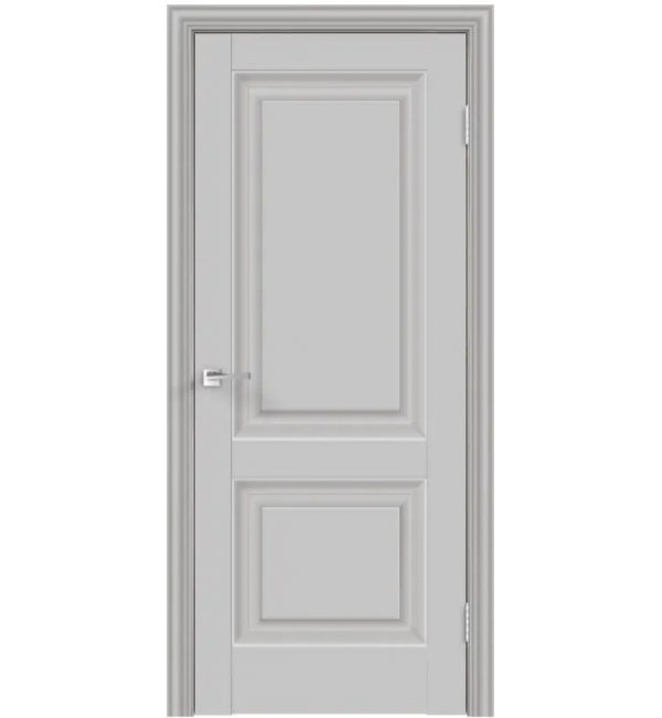 Межкомнатная дверь Velldoris ALTO 8 глухое, покрытие эмалит, светло-серый