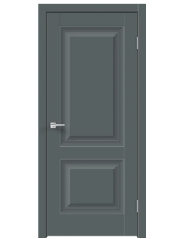 Межкомнатная дверь Velldoris ALTO 8 глухое, покрытие эмалит, темно-серый