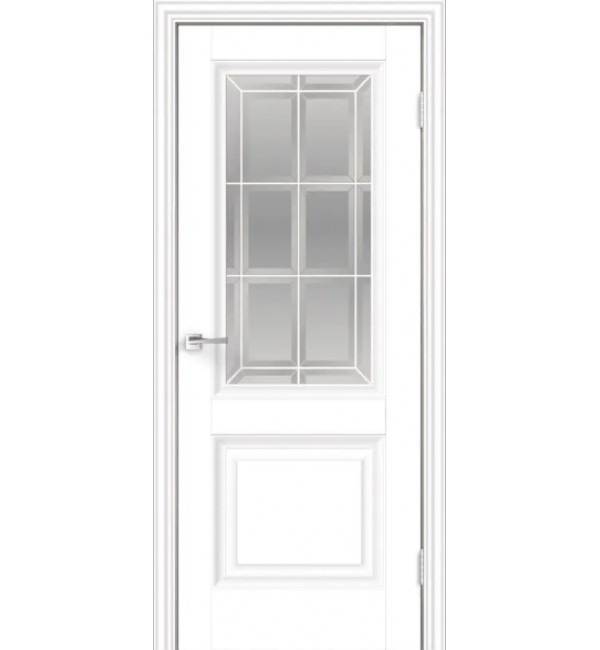 Межкомнатная дверь Velldoris ALTO 8 остекленное, покрытие эмалит, белый