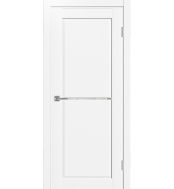 Межкомнатная дверь OPTIMA PORTE   Сицилия 712.12 белый снежный зеркало