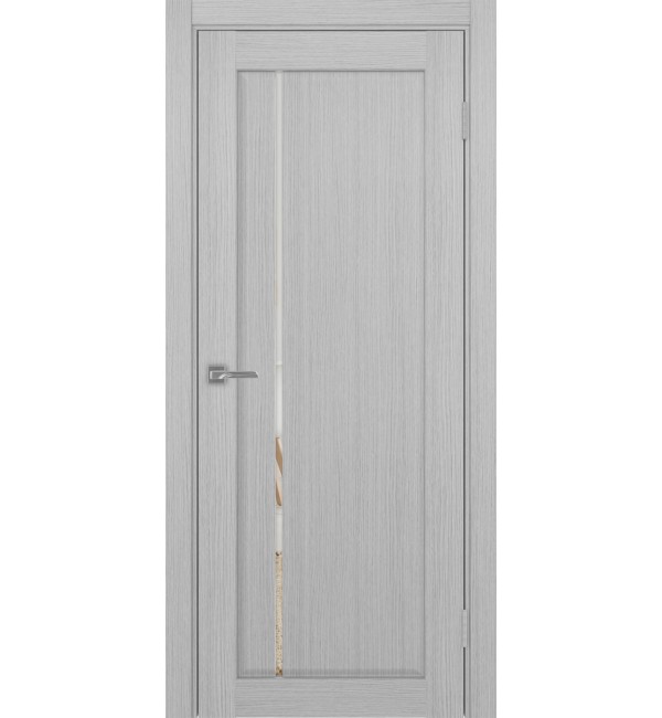 Межкомнатная дверь OPTIMA PORTE   Сицилия 411.12 дуб серый зеркало