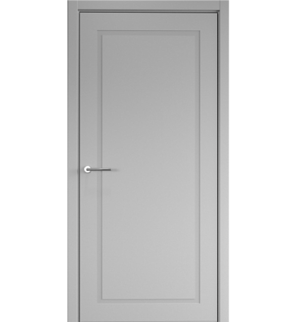 Межкомнатная дверь Albero СтильНео 1 Глухая Эмаль Серый