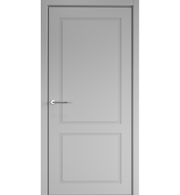 Межкомнатная дверь Albero СтильНео 2 Глухая Эмаль Серый