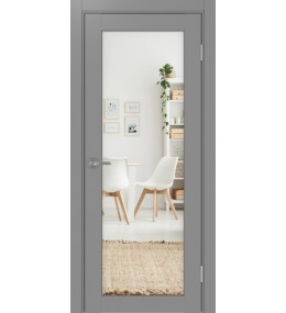 Межкомнатная дверь OPTIMA PORTE  Парма 401.2 серый зеркало
