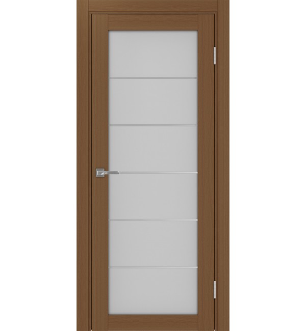 Межкомнатная дверь OPTIMA PORTE Турин 501АССSC.2 орех, мателюкс