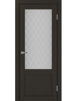 Межкомнатная дверь OPTIMA PORTE Турин 540ПФ.21 венге, кристалл