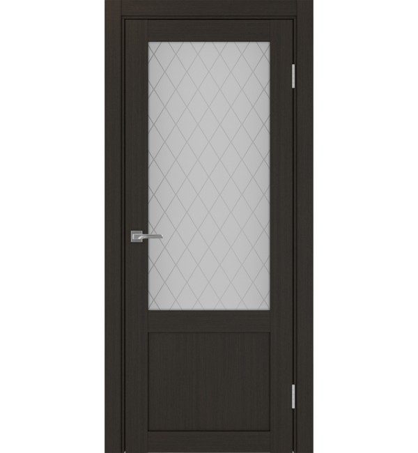 Межкомнатная дверь OPTIMA PORTE Турин 540ПФ.21 венге, кристалл