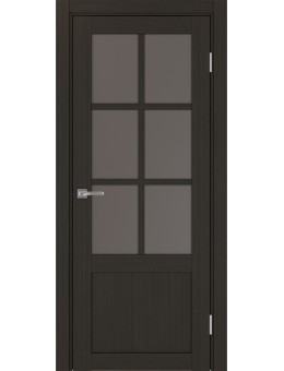 Межкомнатная дверь OPTIMA PORTE Турин 541ПФ.2221 венге, бронза