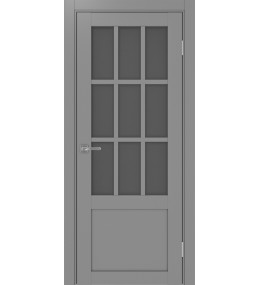 Межкомнатная дверь OPTIMA PORTE Турин 542ПФ.2221 серый, графит