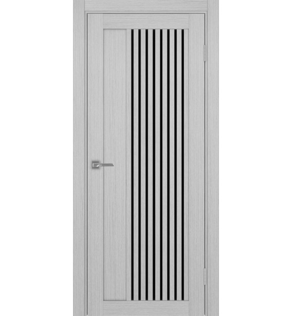 Межкомнатная дверь OPTIMA PORTE Турин 544.12 серый, LACчерный