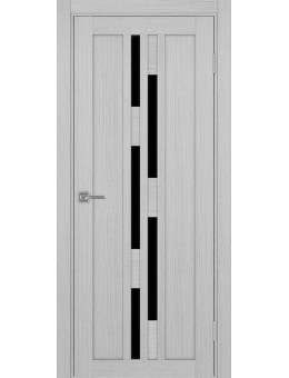 Межкомнатная дверь OPTIMA PORTE Турин 551.121 дуб серый, LACчерный