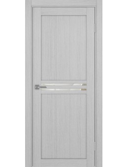 Межкомнатная дверь OPTIMA PORTE Турин 552.12 дуб серый, зеркало