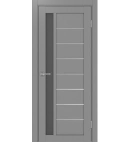 Межкомнатная дверь OPTIMA PORTE Турин 554АППSC серый, графит