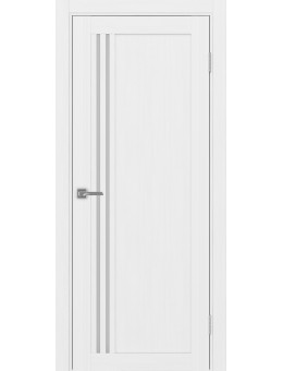 Межкомнатная дверь OPTIMA PORTE Турин 555.21 белый лед, мателюкс