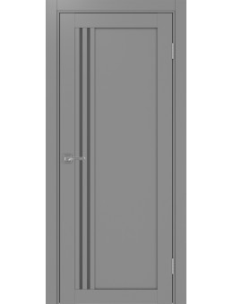 Межкомнатная дверь OPTIMA PORTE Турин 555.21 серый, графит матовое