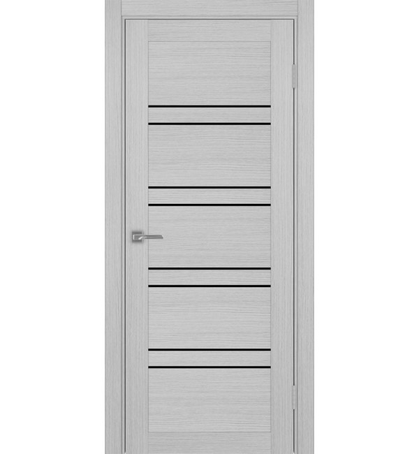 Межкомнатная дверь OPTIMA PORTE Турин 560.12 дуб серый, LACчерный