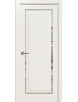 Межкомнатная дверь OPTIMA PORTE Тоскана 601С.21 бежевый, зеркало