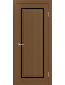 Межкомнатная дверь OPTIMA PORTE Тоскана 601С.21 орех, LACчерный