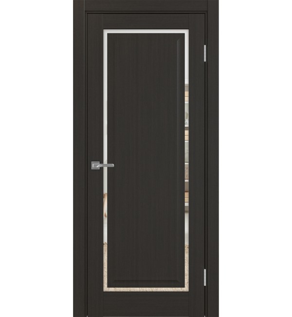 Межкомнатная дверь OPTIMA PORTE Тоскана 601С.21 венге, зеркало