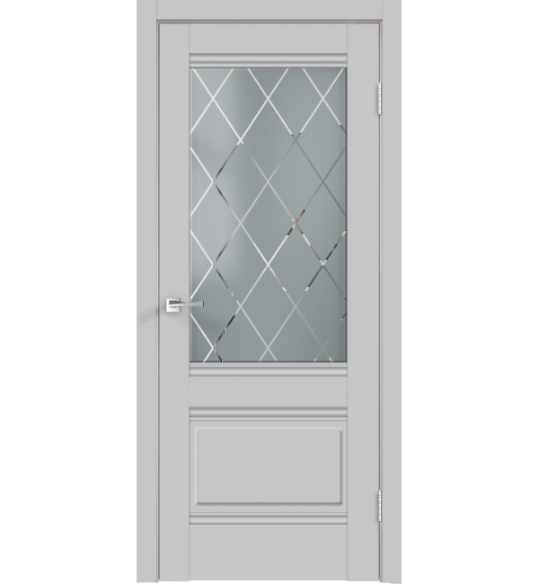Межкомнатная дверь VellDoris ALTO 2V эмалит серый